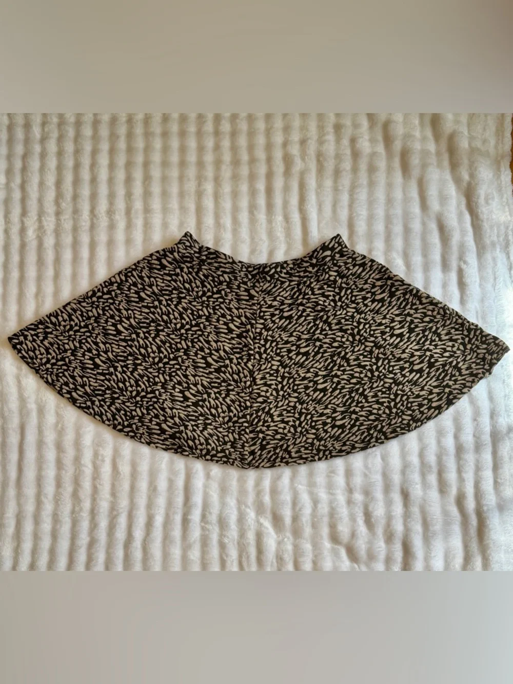 Connection 18 Women’s Black with Tan Pattern Skirt Size Large - Picture 5 of 6